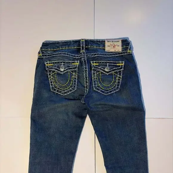 Y2K Vintage True Religion Stella Skinny Jeans USA - Picture 2 of 6